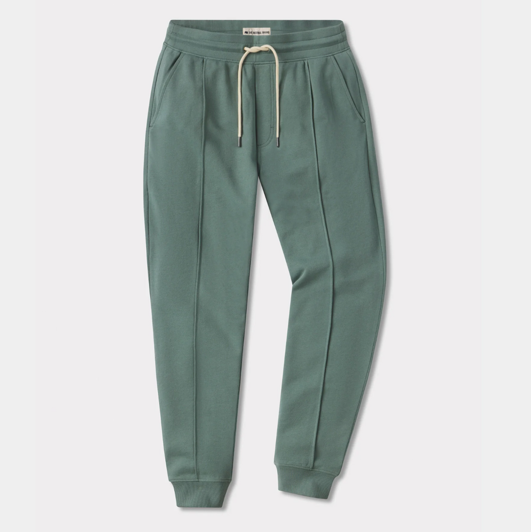 The Normal Brand - Cole Terry Pintuck Jogger - Pine