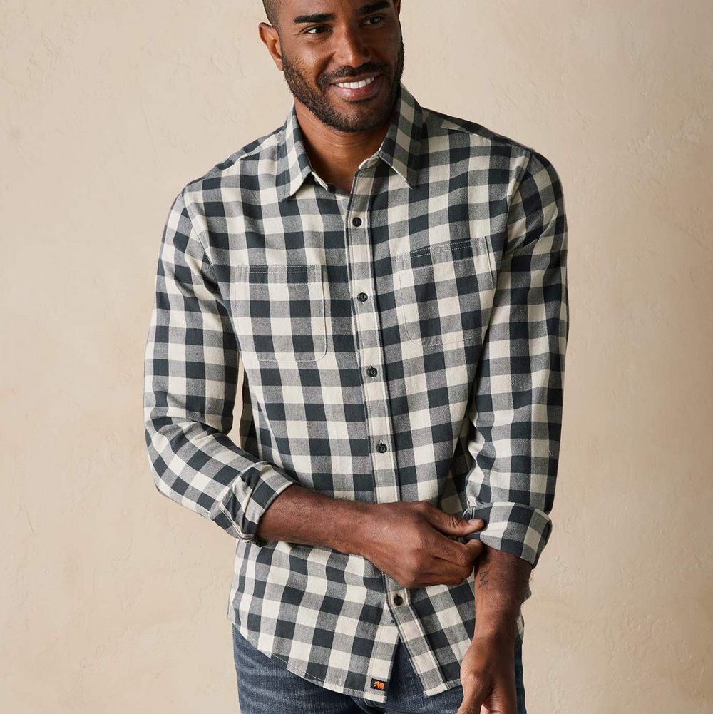 The Normal Brand - Jackson Flannel Shirt - Shadow Check