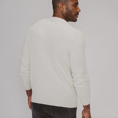 The Normal Brand - Pique Stitch Crew Sweater - Ivory