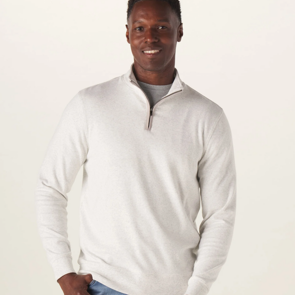The Normal Brand - Puremeso Weekend 1/4 Zip - Stone
