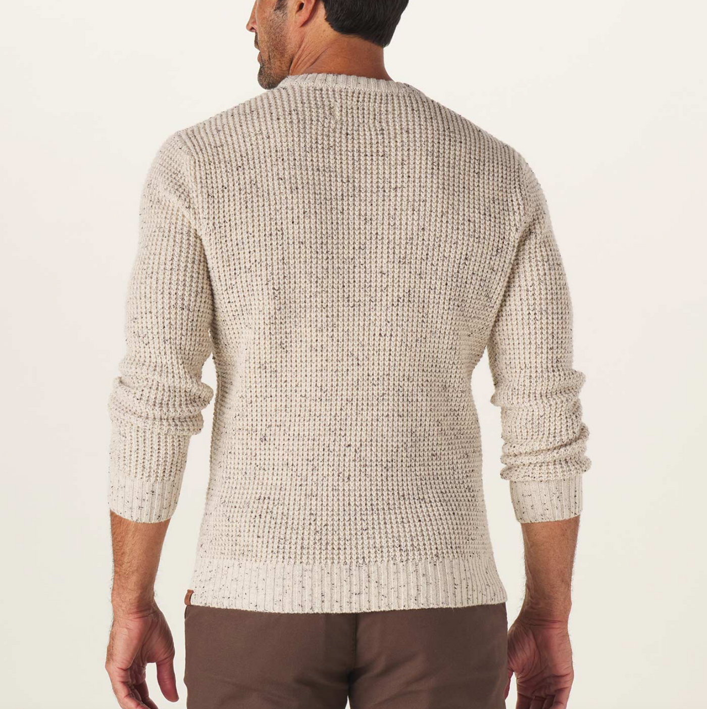 The Normal Brand - Seawool Nep Crew Sweater - Cream