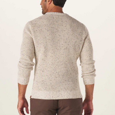 The Normal Brand - Seawool Nep Crew Sweater - Cream