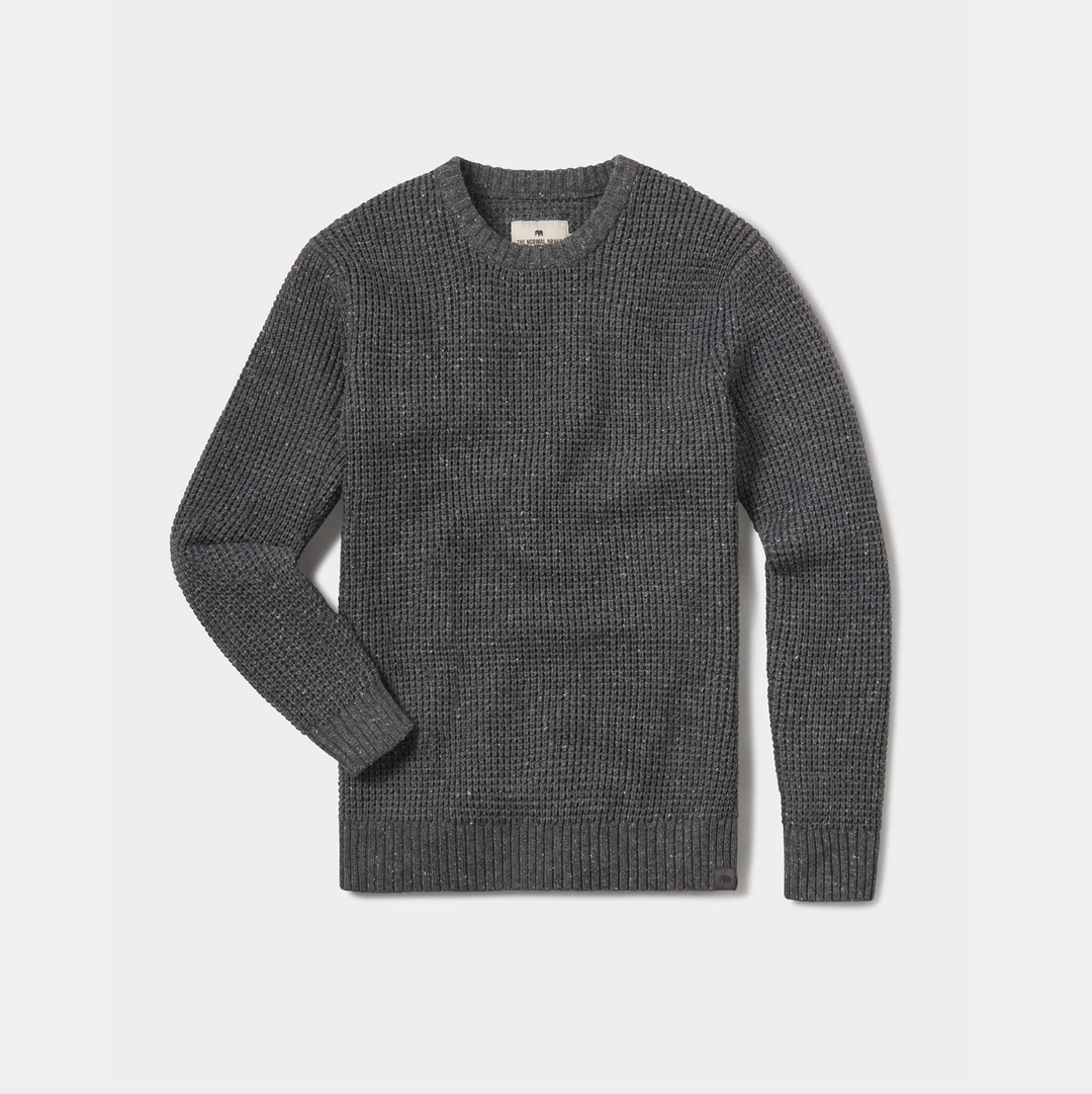 The Normal Brand - Seawool Nep Crew Sweater - Grey