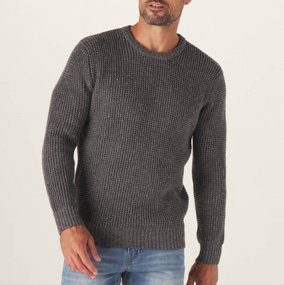 The Normal Brand - Seawool Nep Crew Sweater - Grey