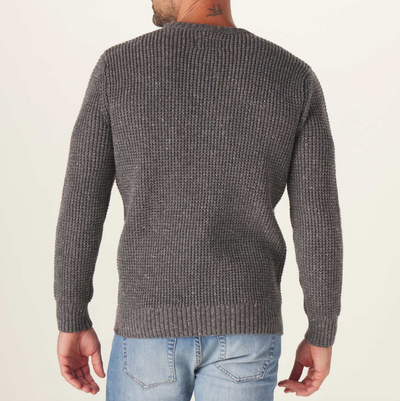 The Normal Brand - Seawool Nep Crew Sweater - Grey