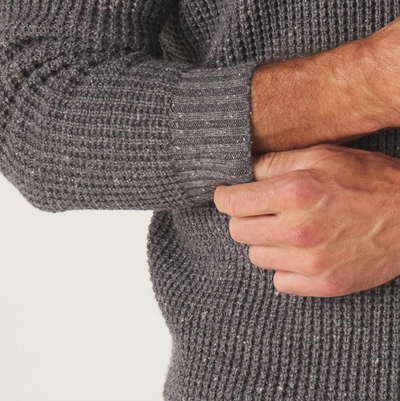 The Normal Brand - Seawool Nep Crew Sweater - Grey