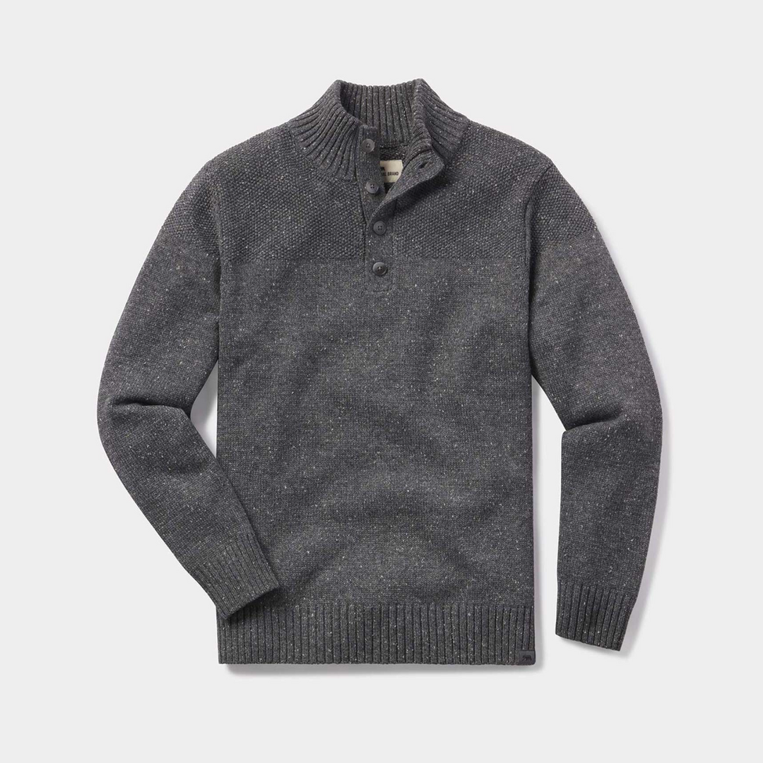 The Normal Brand - Seawool Nep Popover - Grey