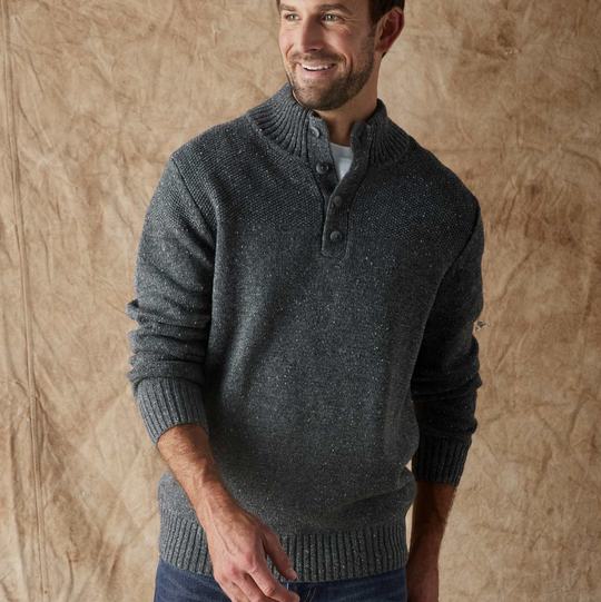 The Normal Brand - Seawool Nep Popover - Grey
