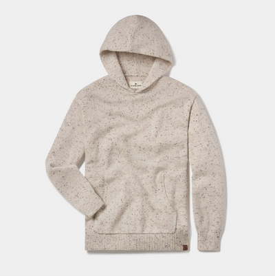 The Normal Brand - Seawool Nep Sweater Hoodie - Cream