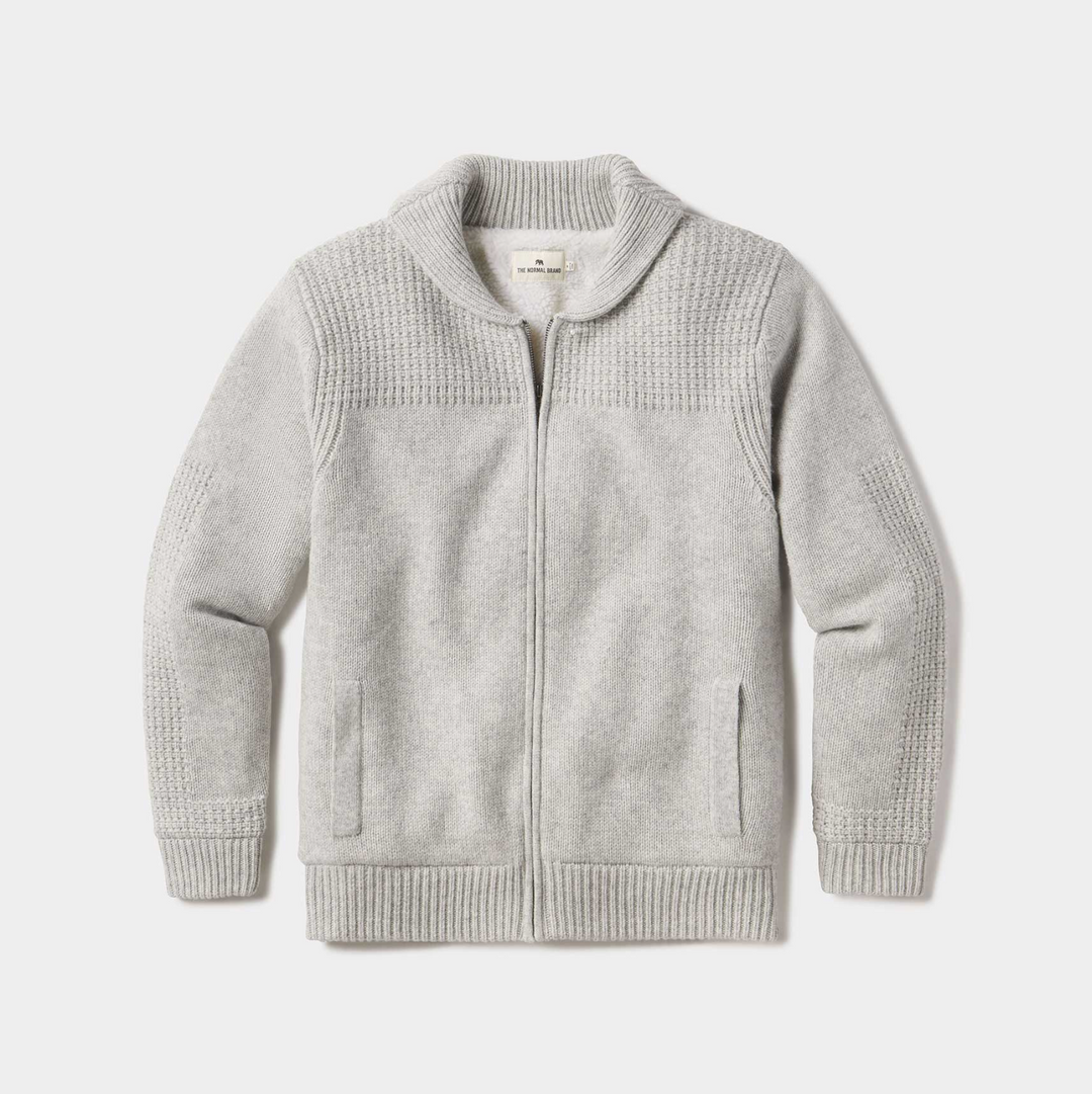 The Normal Brand - Sweater Jacket - Stone