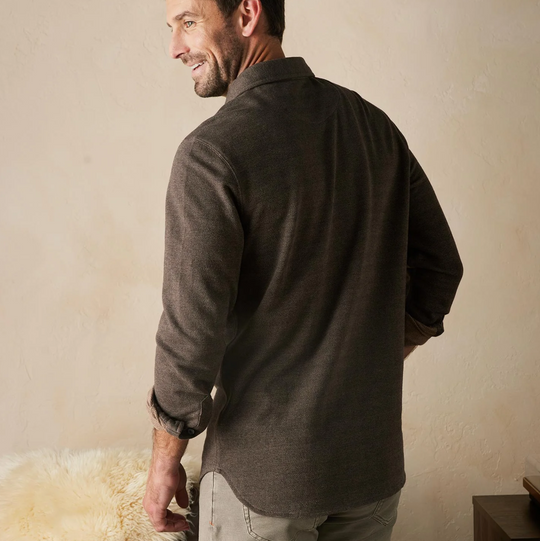The Normal Brand - Textured Knit Shirt - Java