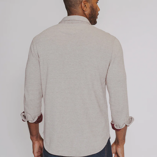 The Normal Brand - Textured Knit Shirt - Oxblood
