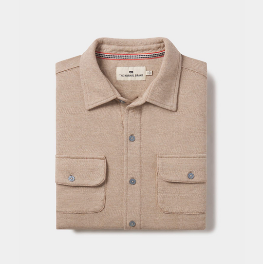 The Normal Brand - Textured Knit Shirt - Tan