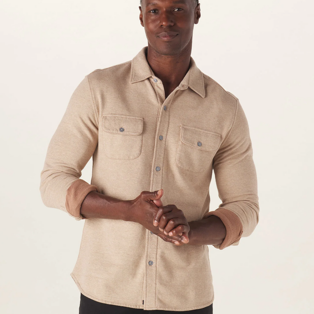 The Normal Brand - Textured Knit Shirt - Tan