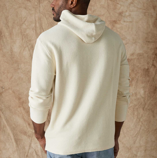 The Normal Brand - Tony Loop Terry Hoodie - Ecru