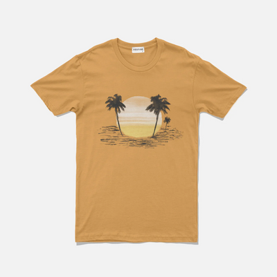 Vestige - Sunset Isle Tee - Golden Mango