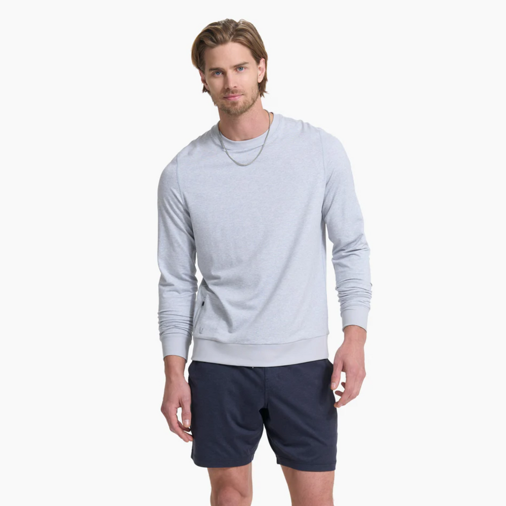 Vuori - Ponto Performance Crew - Platinum Heather