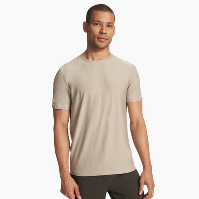 Vuori - Strato Tech Tee - Toast Heather
