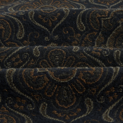 Wax London - Antique Jacquard Iggy Jacket - Navy / Green