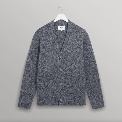 Wax London - Fleck Walker Cardigan - Navy