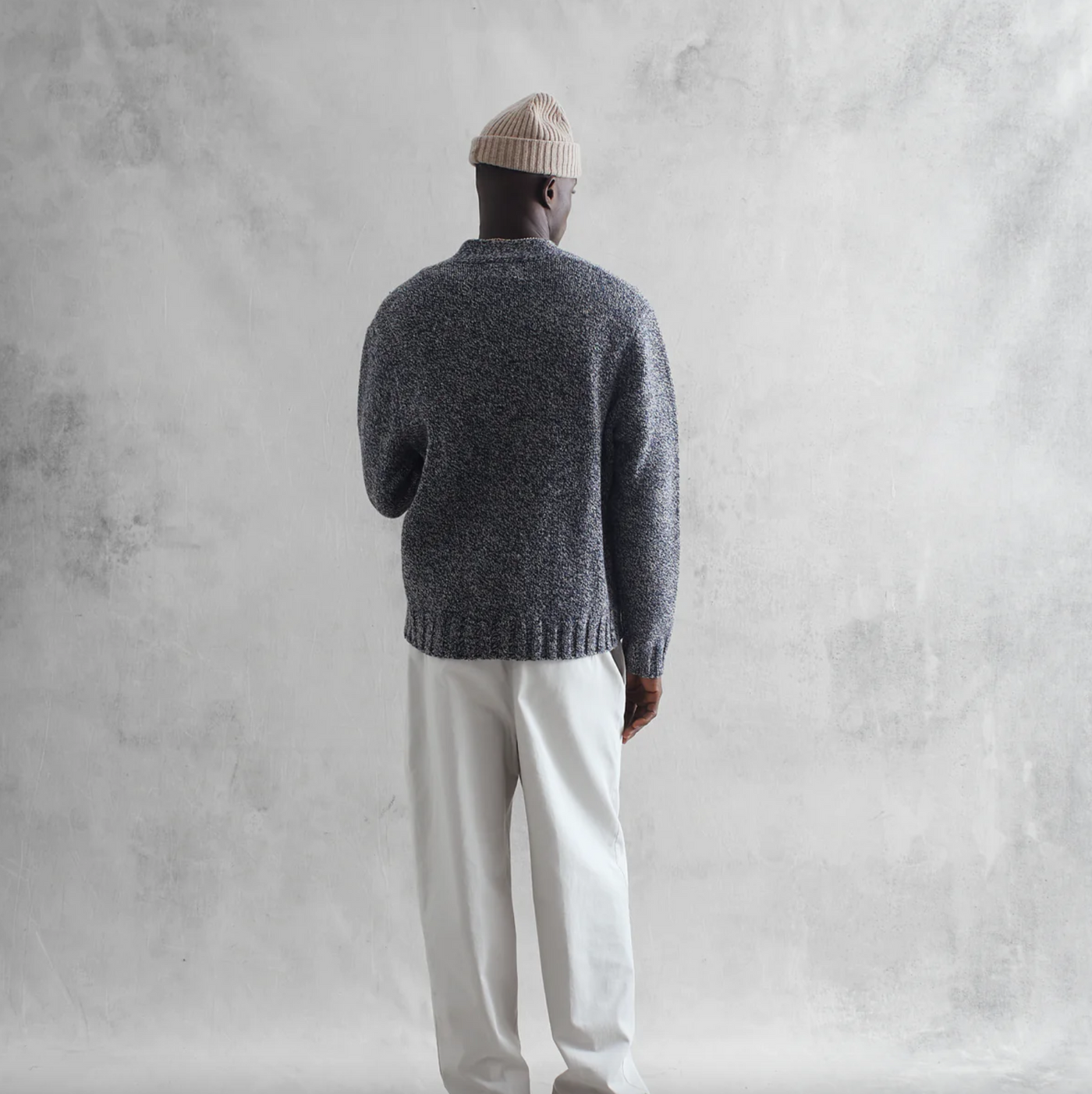 Wax London - Fleck Walker Cardigan - Navy