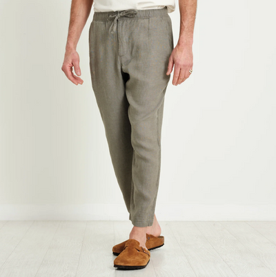 Wax London - Kurt Trouser - Linen Taupe