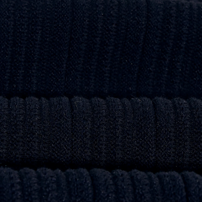 Wax London - Vertical Knit Oban Polo - Navy