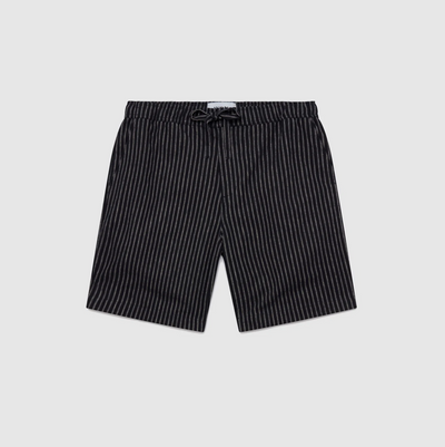 Wax London - Vertical Stripe Kurt Short - Navy