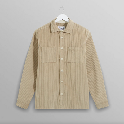 Wax London - Whiting Penn Cord Overshirt - Sand
