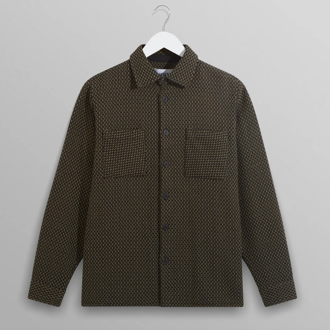 Wax London - Whiting Stepney Overshirt - Black / Khaki