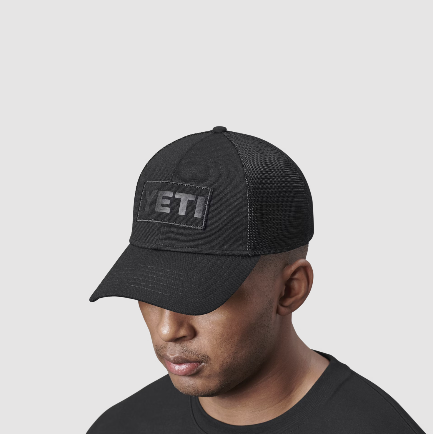 YETI - Core Patch Trucker Hat - Black on Black