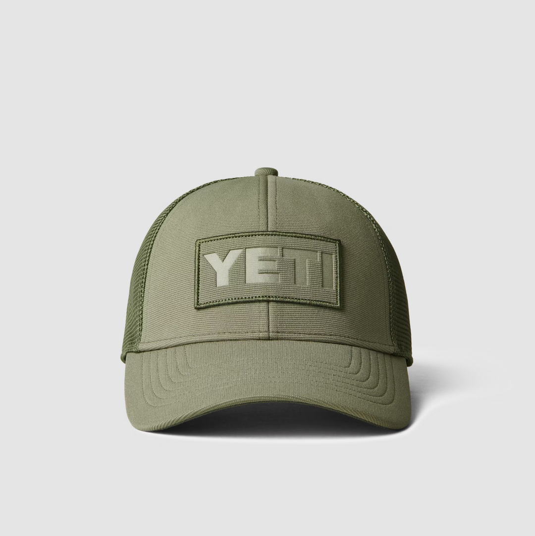 YETI - Core Patch Trucker Hat - Olive on Olive