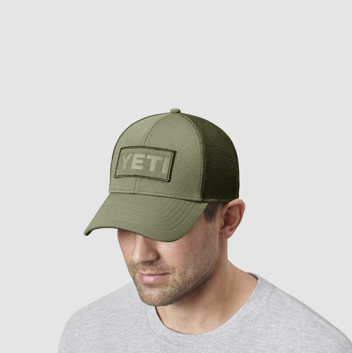 YETI - Core Patch Trucker Hat - Olive on Olive