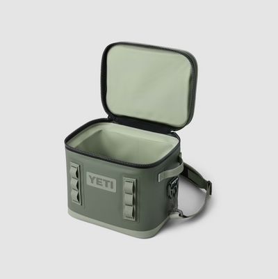 YETI - Hopper Flip 12 Soft Cooler - Camp Green