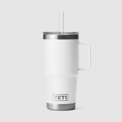 YETI - Rambler 25 oz Straw Mug - White