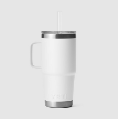 YETI - Rambler 25 oz Straw Mug - White