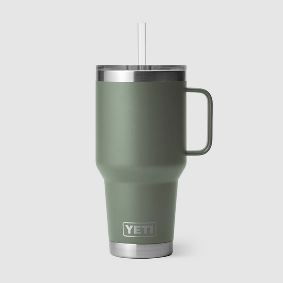 YETI - Rambler 35 oz Straw Mug - Camp Green