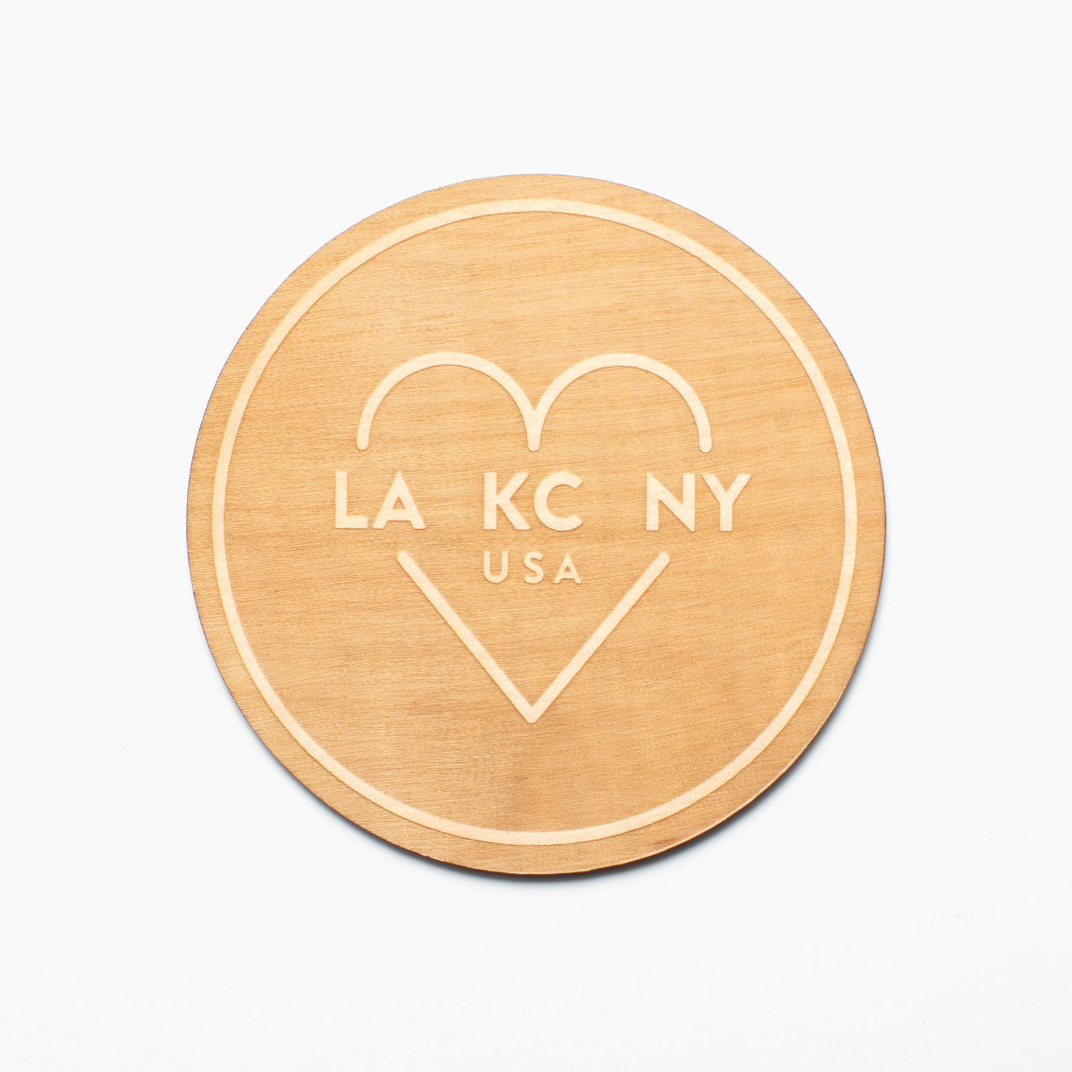 Ocean & Sea - LA KC NY Coaster - Birch
