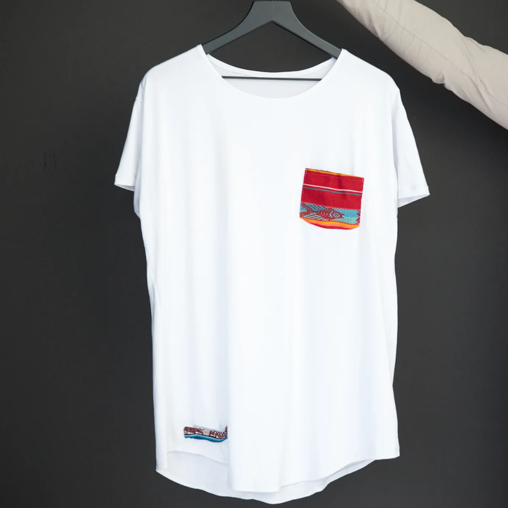 Pancho's Blanket - Artisanal T-Shirt - White