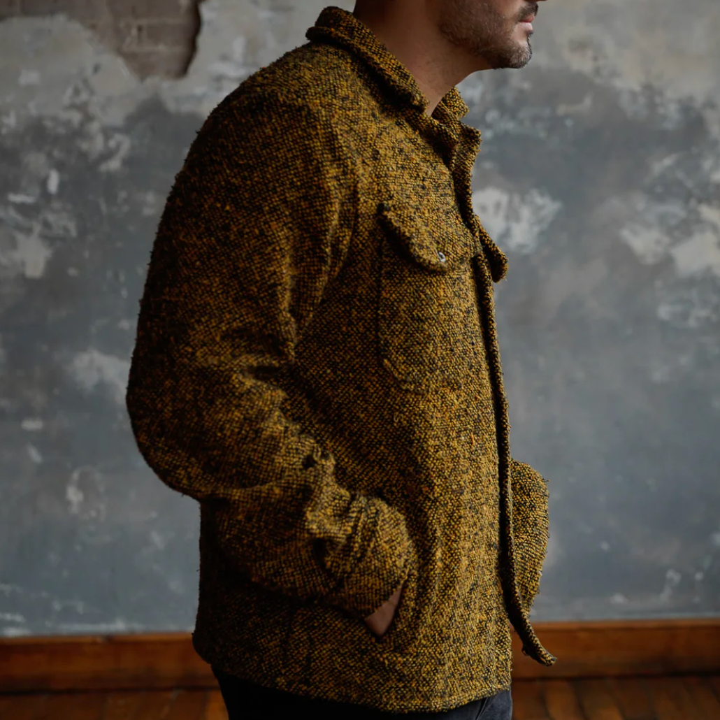 Pancho's Blanket - Repurpose Shaket - Yellow