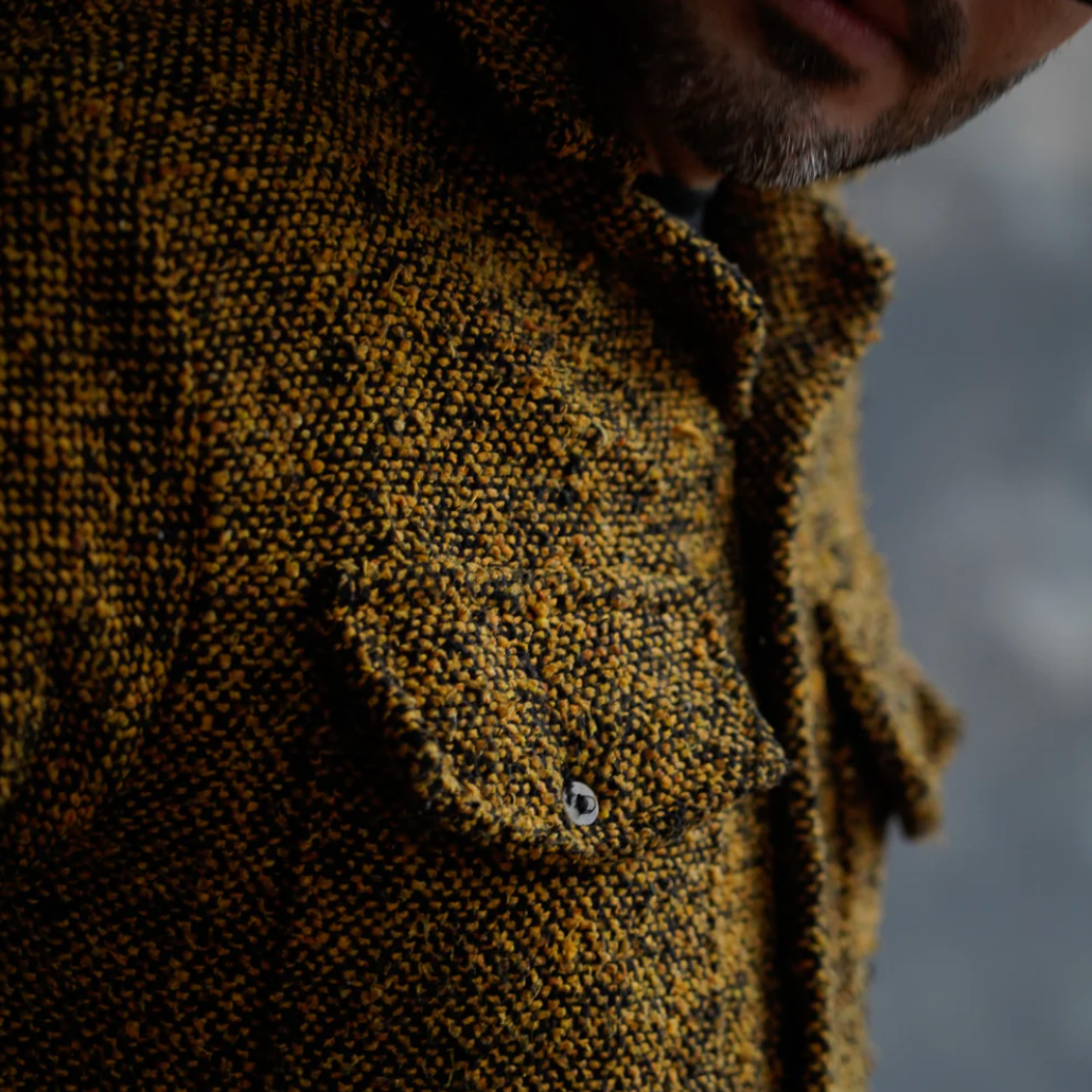 Pancho's Blanket - Repurpose Shaket - Yellow