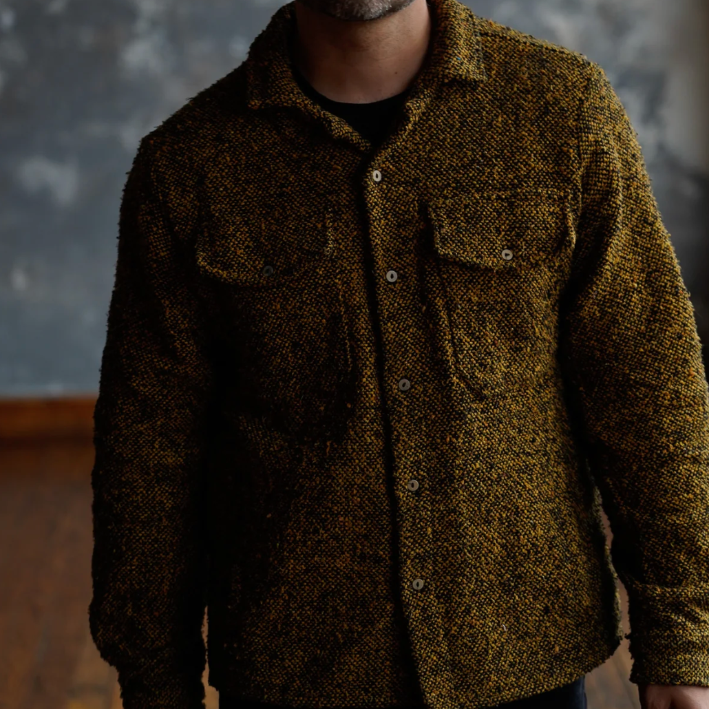 Pancho's Blanket - Repurpose Shaket - Yellow