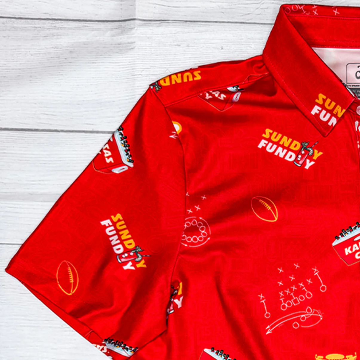 Team Cocktail - Kansas City Tailgaters 'Sunday Funday' Polo