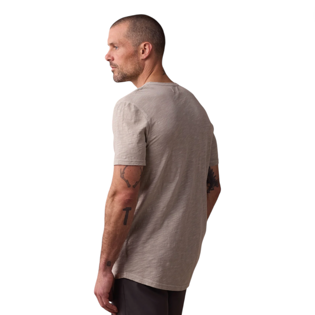 The Normal Brand - Legacy Jersey Short Sleeve Henley - Limestone