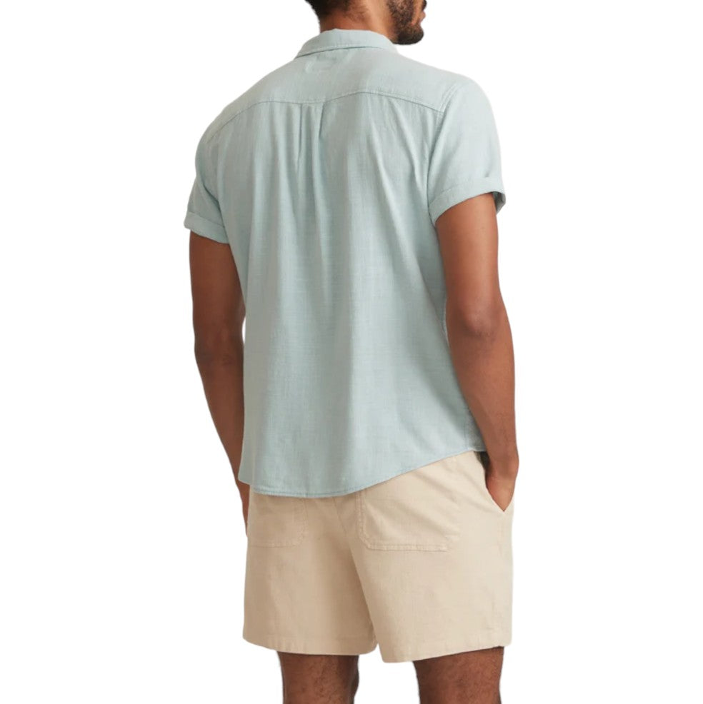 Marine Layer - Classic Stretch Selvage Shirt - Pale Blue