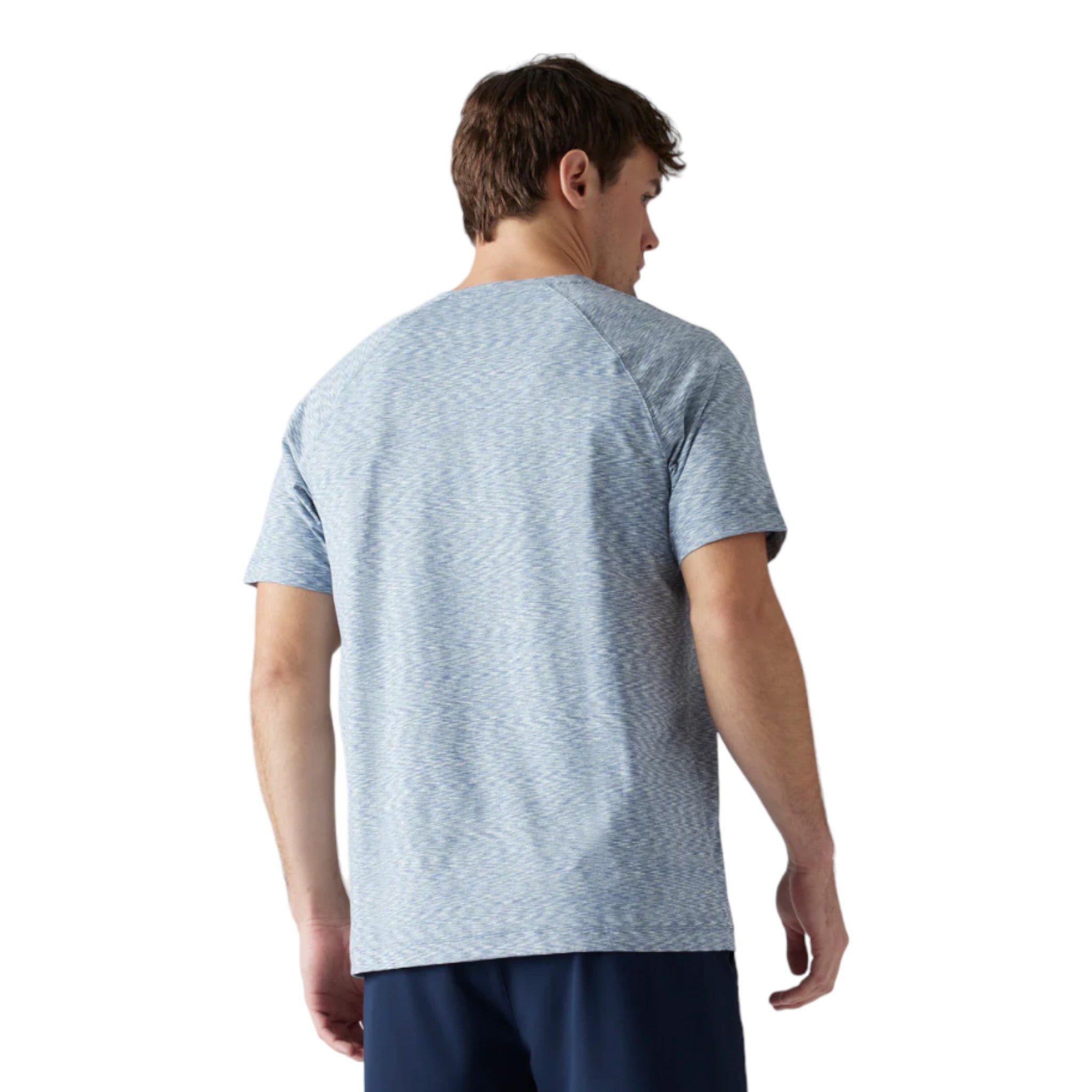 Rhone - Reign Short Sleeve T-Shirt - True Blue / Aquamarine Space Dye