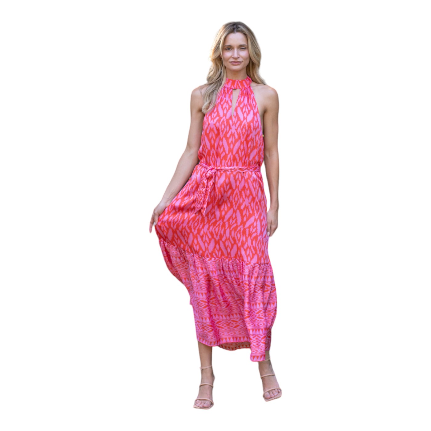 Cleobella - Janice Ankle Dress - Jaipur Ikat Print