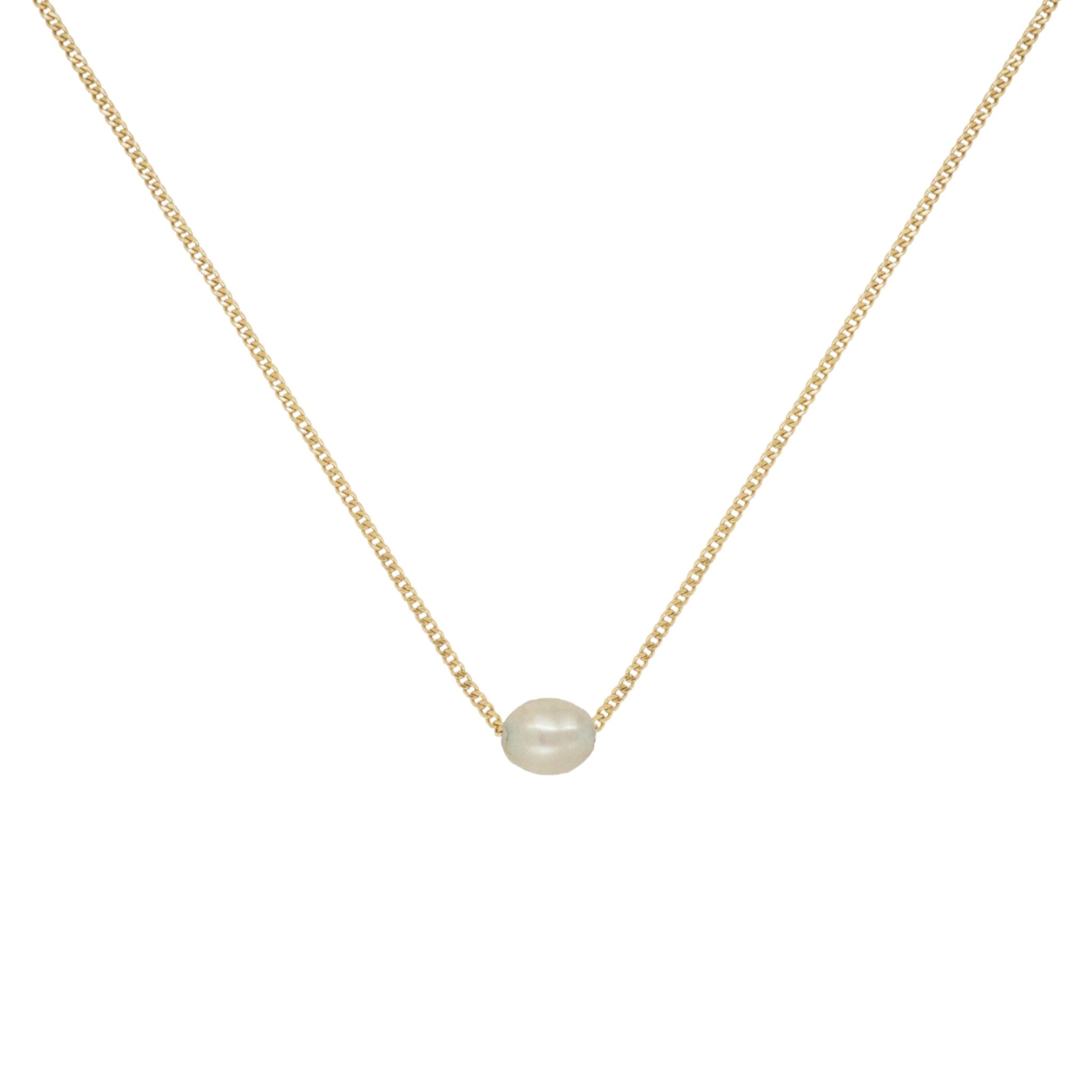 Mod + Jo - Felicity 16" Pearl Pendant Necklace - 14k Gold Fill
