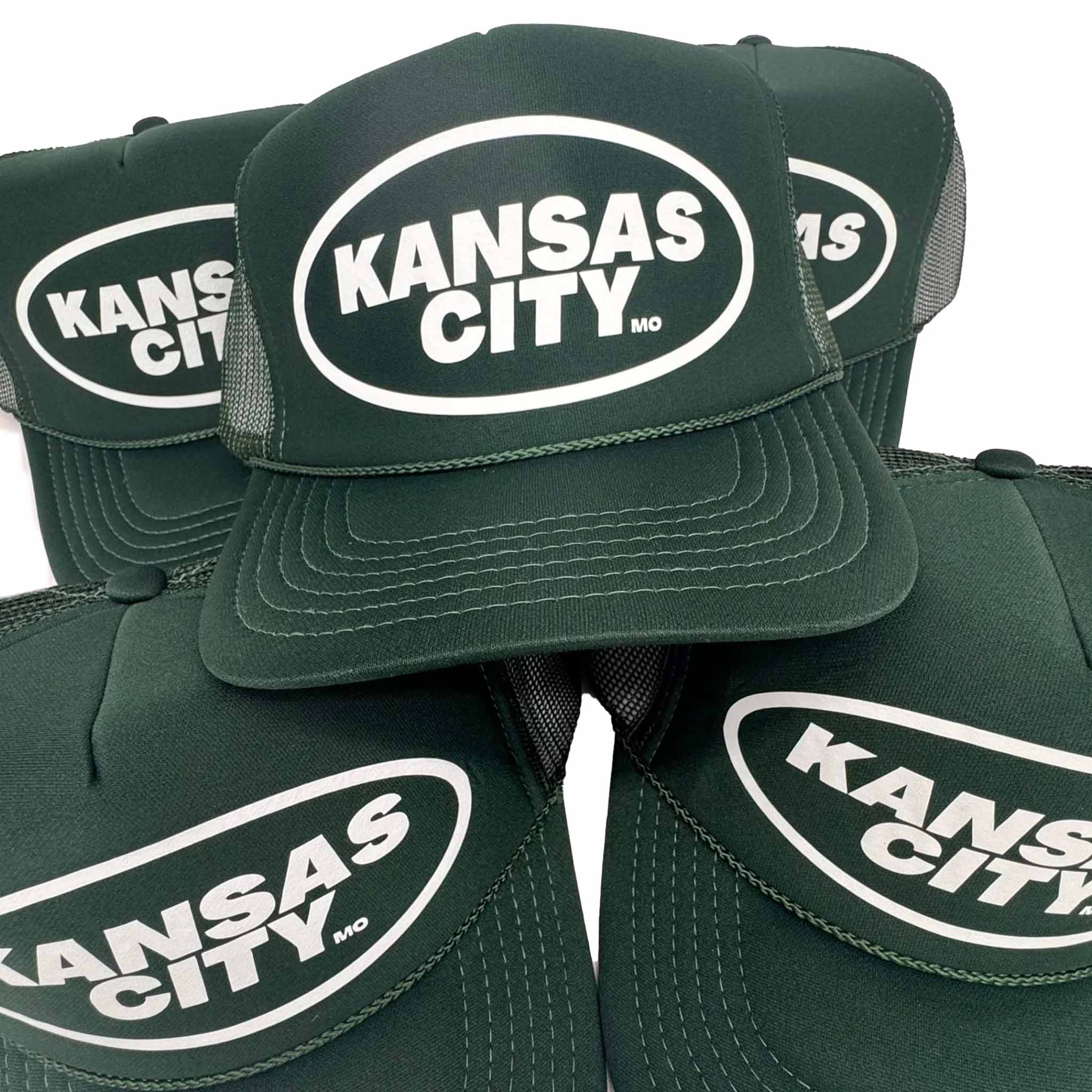 Rowdy Goods - Rover KC Trucker Hat - Dark Green