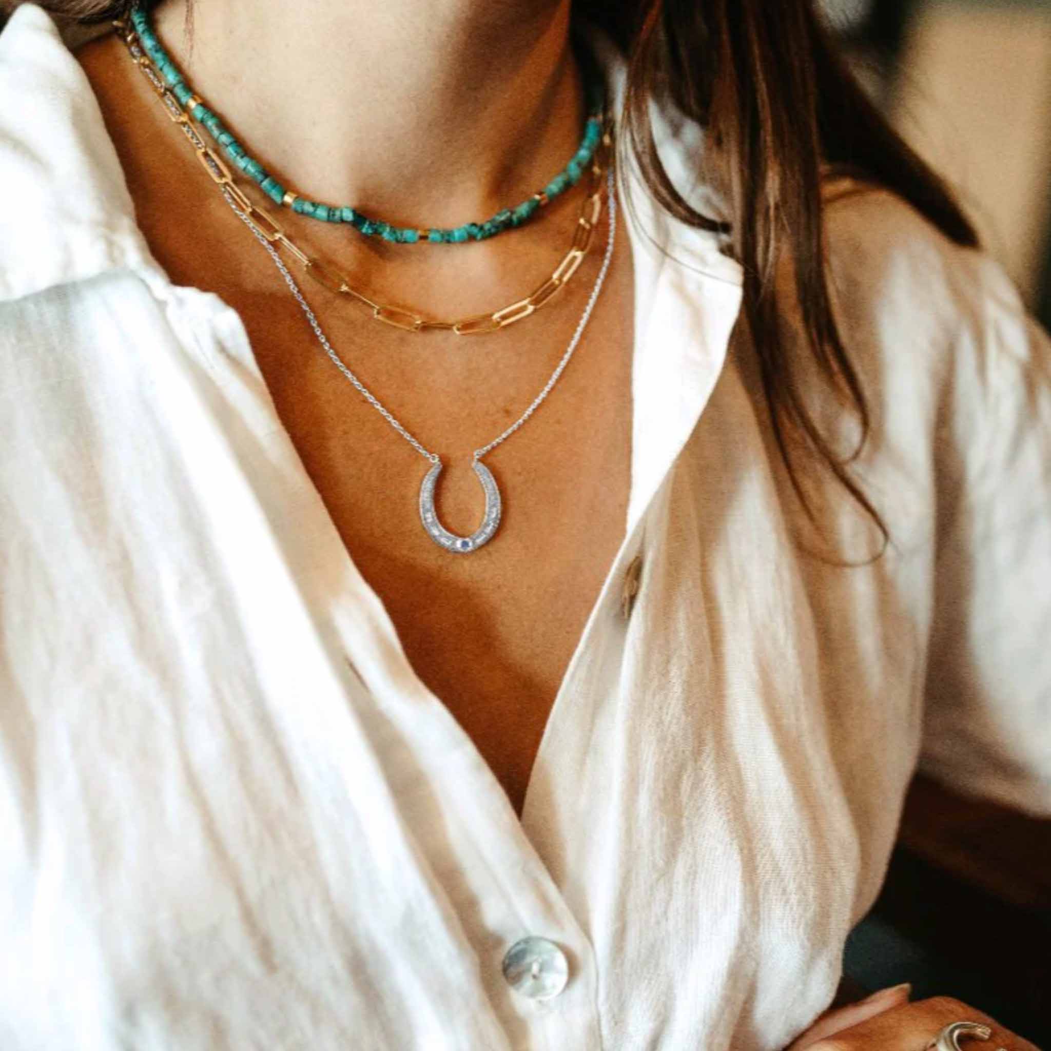 Sierra Winter - Oakley Necklace - Silver
